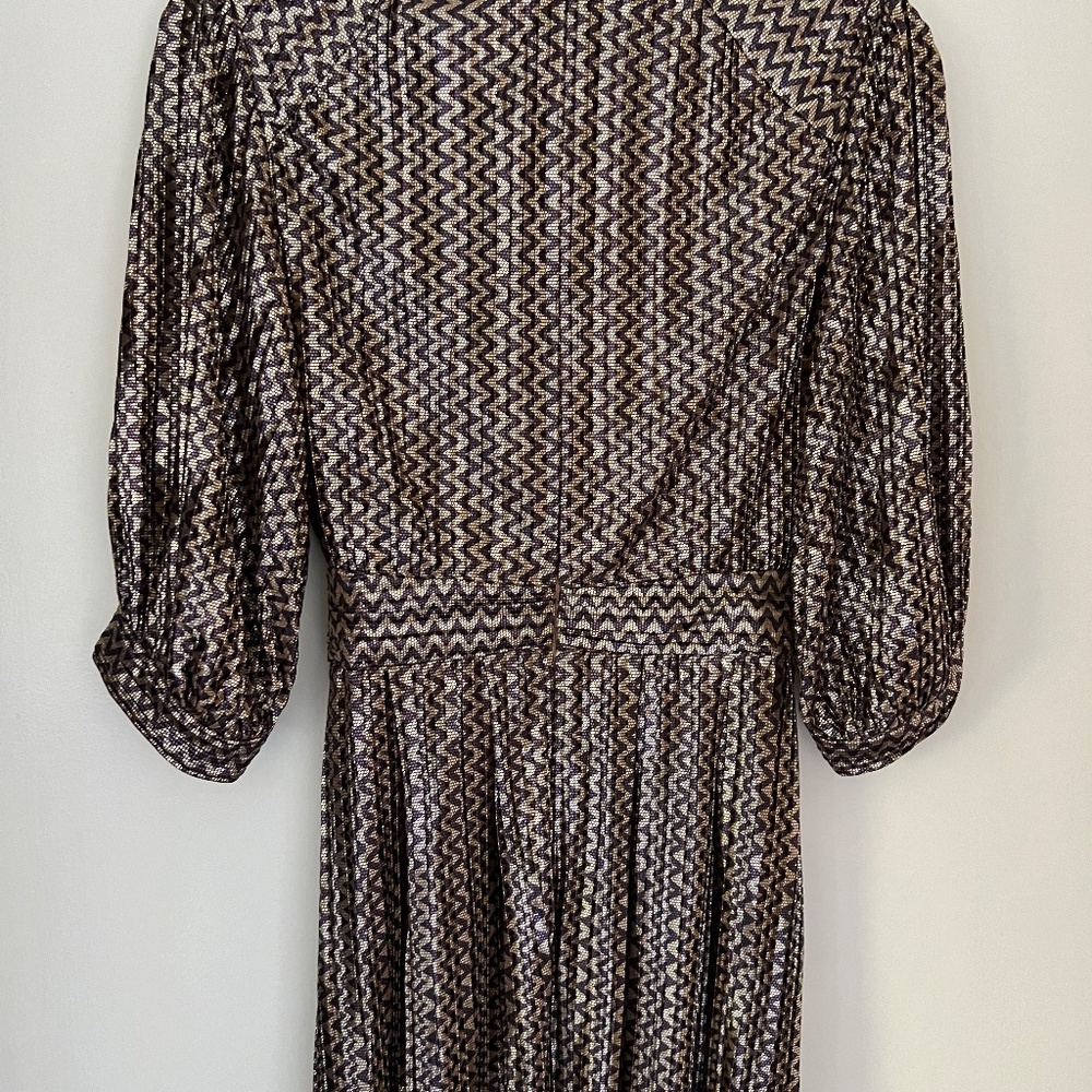 BA&SH GOLD DRESS - Picture 8 of 12